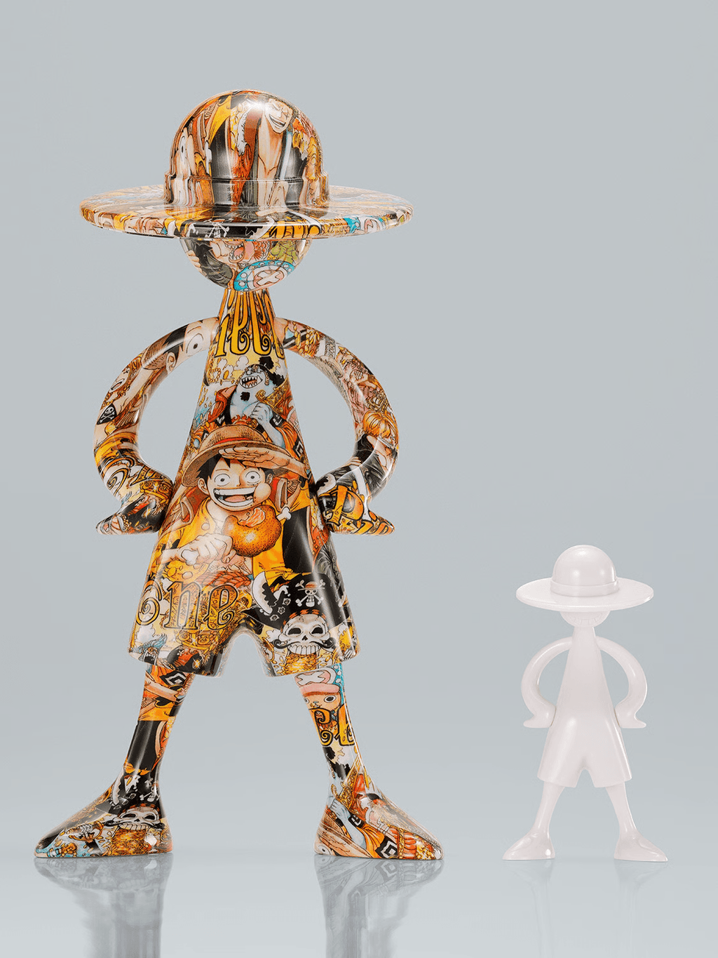 ARTCANVAS 1/8 -1000LOGS Anniversary- "ONE PIECE", TAMASHII NATIONS LUFFY's