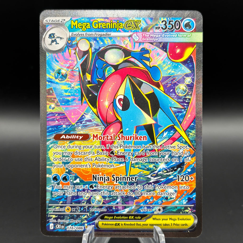 Mega Greninja ex - 116/086 - ME04: Chaos Rising Single Card