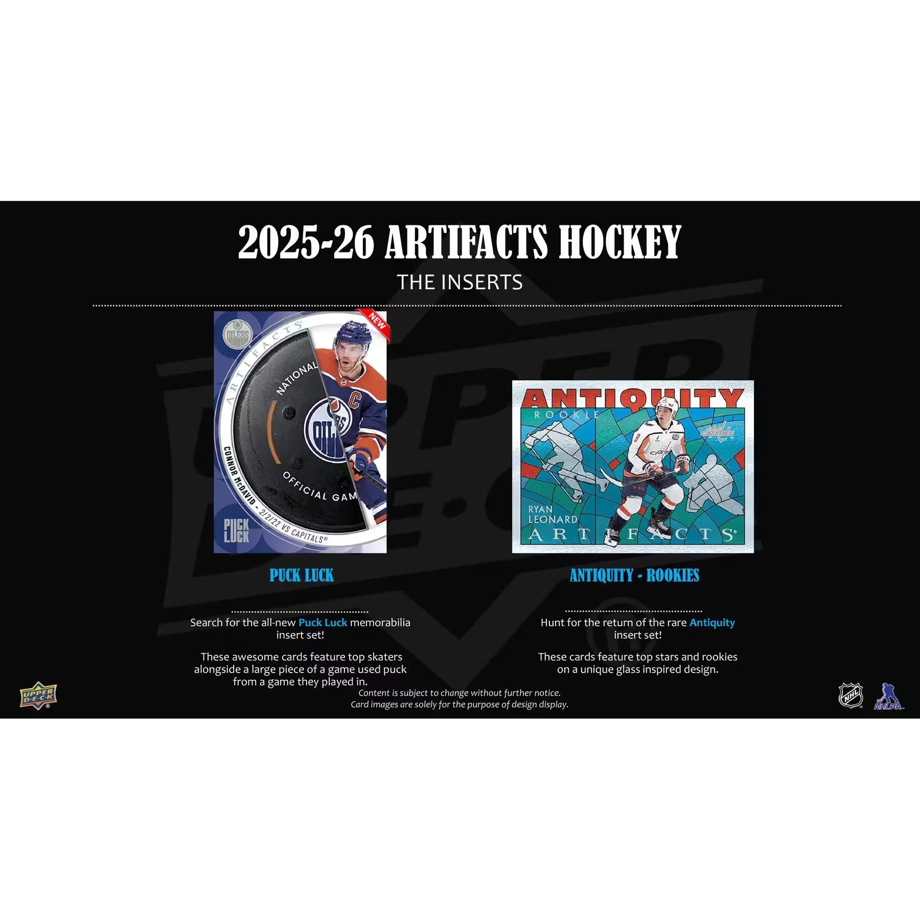 2025-2026 UPPER DECK ARTIFACTS HOCKEY
