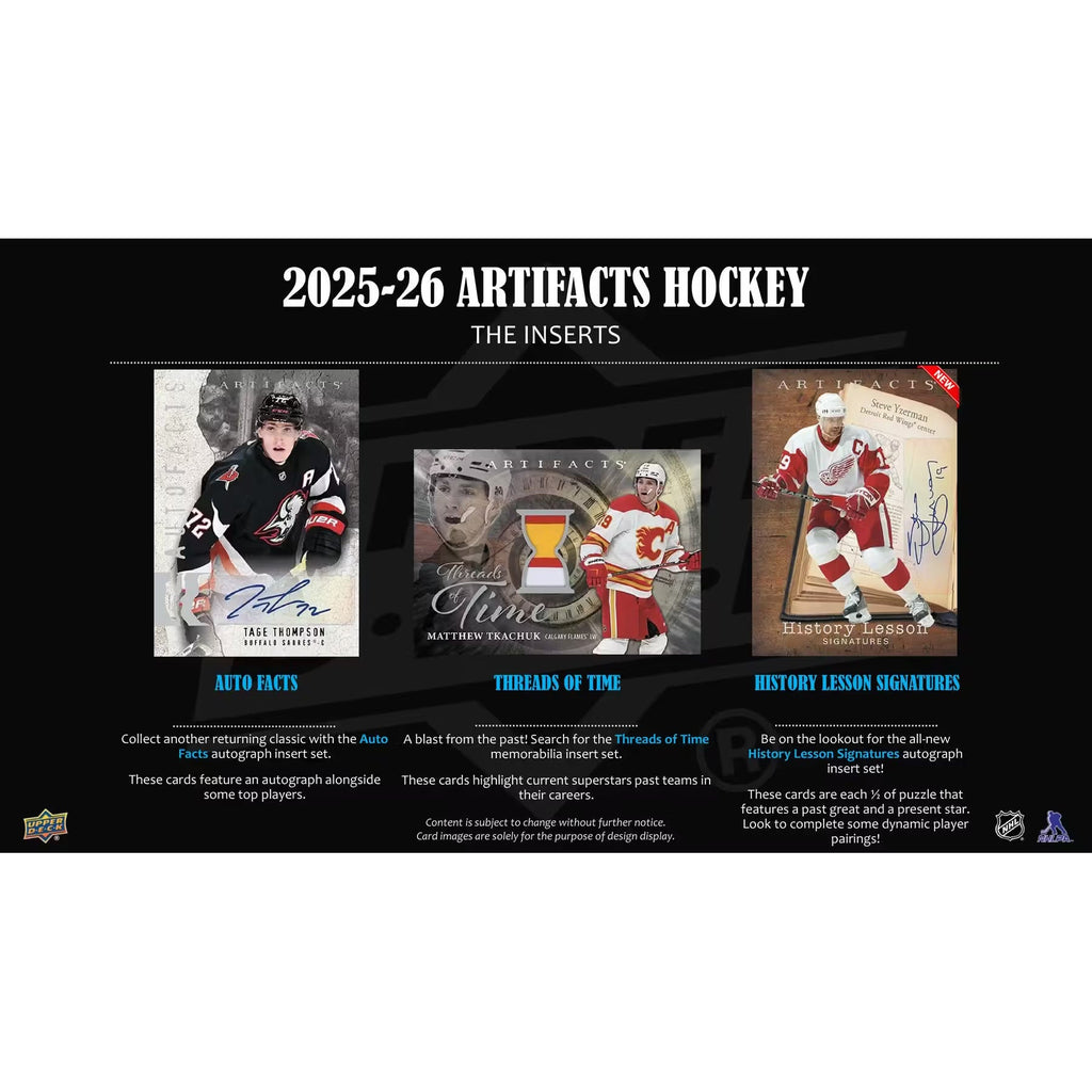 2025-2026 UPPER DECK ARTIFACTS HOCKEY
