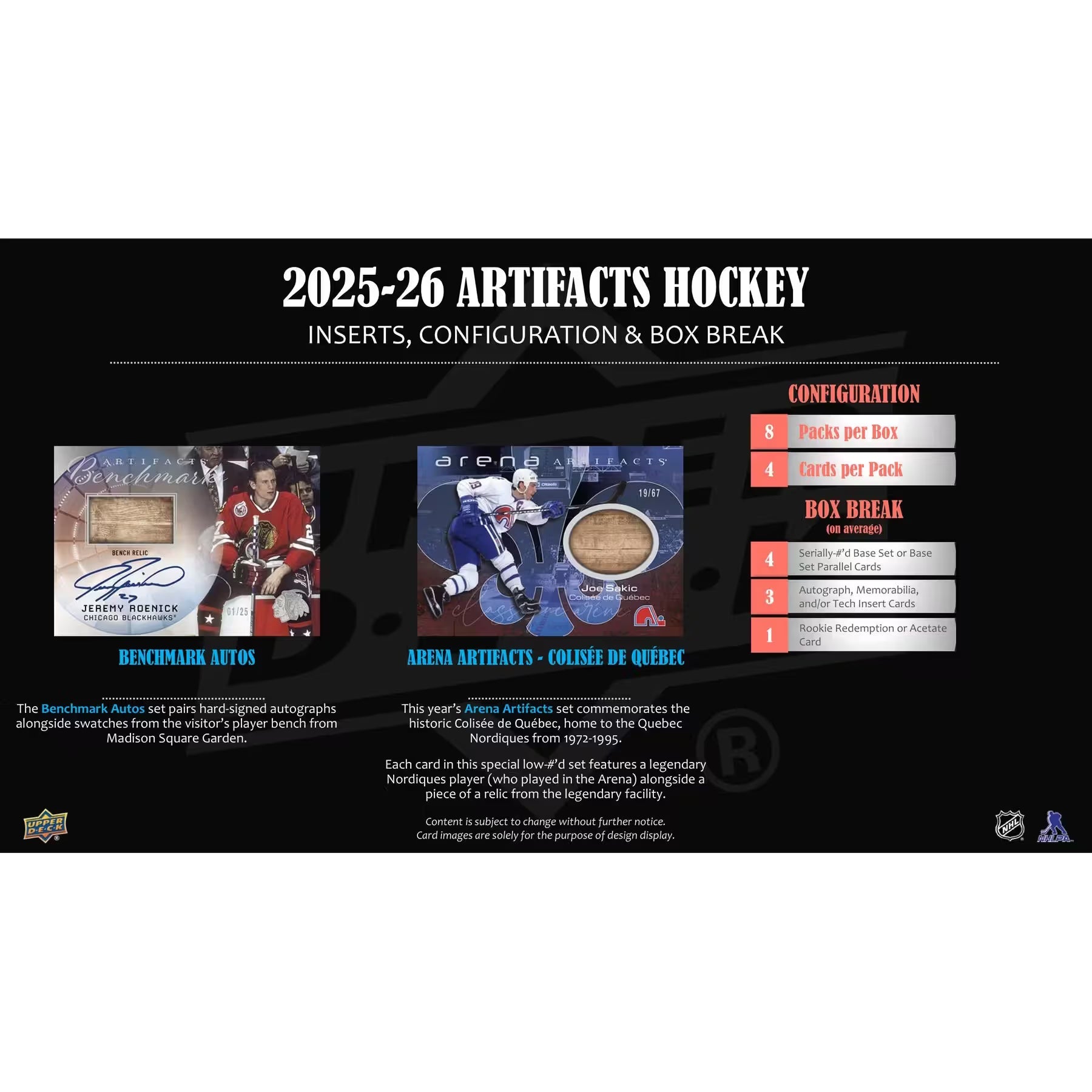 2025-2026 UPPER DECK ARTIFACTS HOCKEY