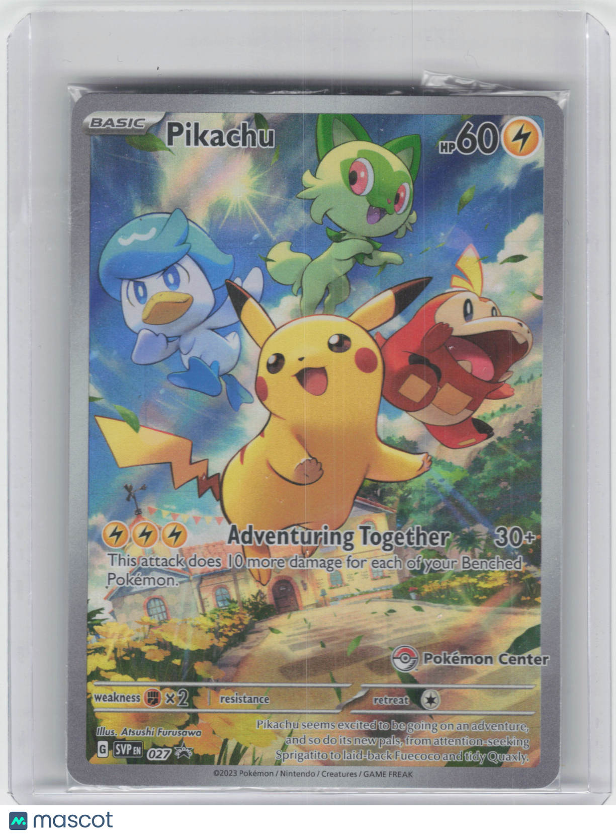 2023 Pokemon—Pikachu #SVP EN 027 Scarlet & Violet— (Sealed)