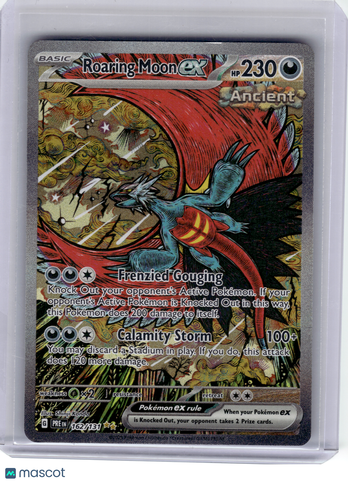 2025 Pokemon—Roaring Moon EX #162 Prismatic Evolutions—SIR Holo [MP]