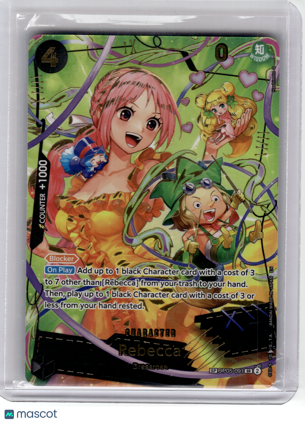 2025 One Piece—Rebecca #OP05-091 Premium Booster -The Best- Vol. 2—Special Rare