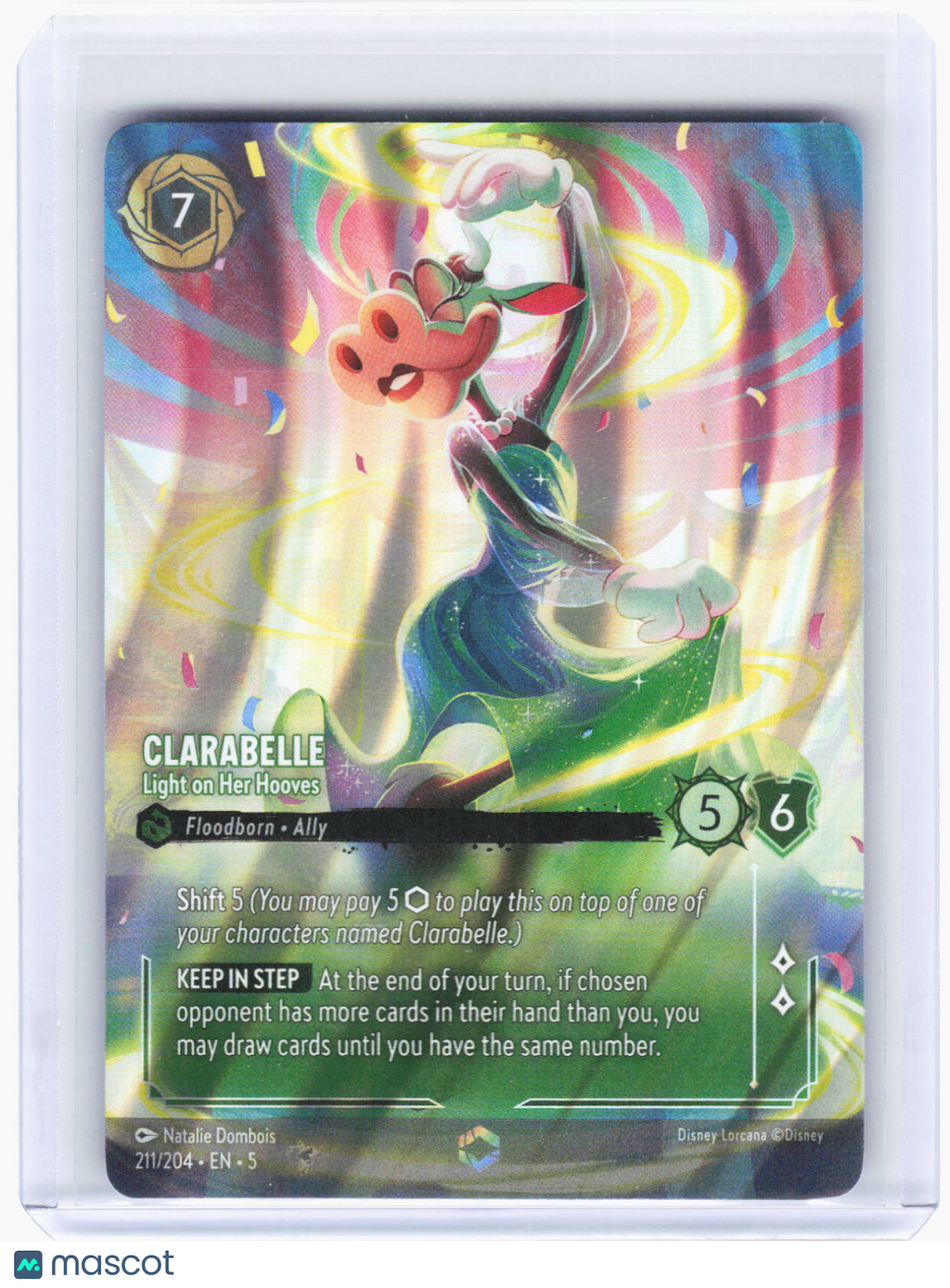 2024 Disney Lorcana—Clarabelle-Light on Her Hooves #211 ShS—Enchanted Foil