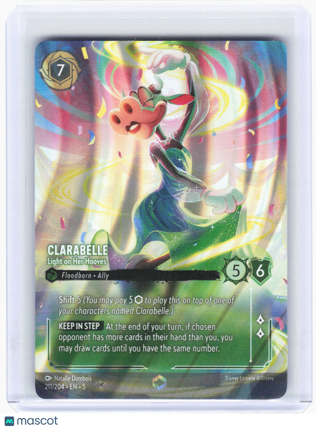 2024 Disney Lorcana—Clarabelle-Light on Her Hooves #211 ShS—Enchanted Foil
