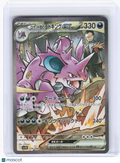 2025 Pokemon—Team Rocket's Nidoking EX #126 The Glory of Team Rocket—SAR Holo JP
