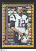 2025 Topps Chrome Tom Brady #401 Variation Gold Geometric /50
