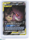 2019 Pokemon—Gengar & Mimikyu GX #165 Team Up—Rare Holo