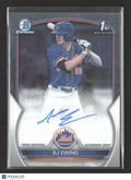 2023 Topps Bowman Chrome AJ Ewing #CDA-AE 1st Bowman Auto