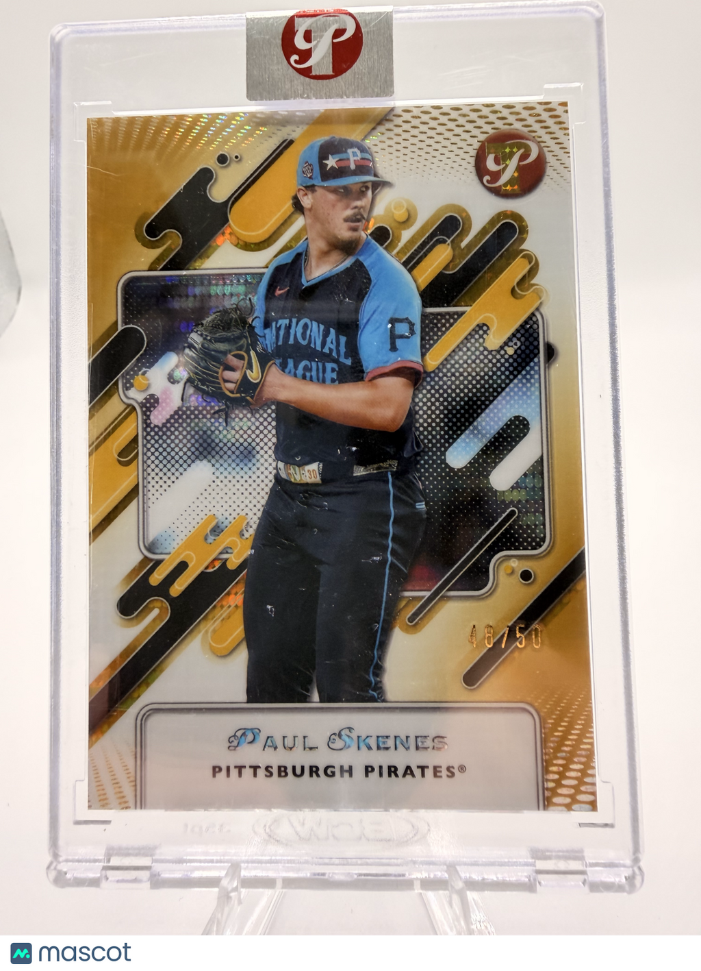 2025 Topps Pristine Baseball—Paul Skenes #285 Gold 18/50