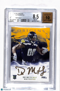 2019 Panini Origins Rookie Autographs Gold /10 DK Metcalf #13 BGS 8.5 Auto 10