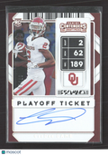 2020 Panini Contenders Draft Picks CeeDee Lamb #106 Playoff Ticket 07/10 RC Auto