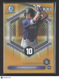 2026 Bowman Chrome Top 100 Ethan Holliday #BTP-10 Gold Refractor 19/50