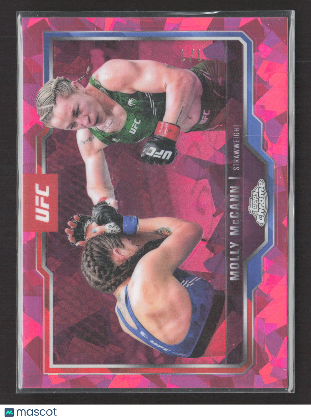 2024 Topps Chrome UFC Molly McCann #29 Padparascha 1/1
