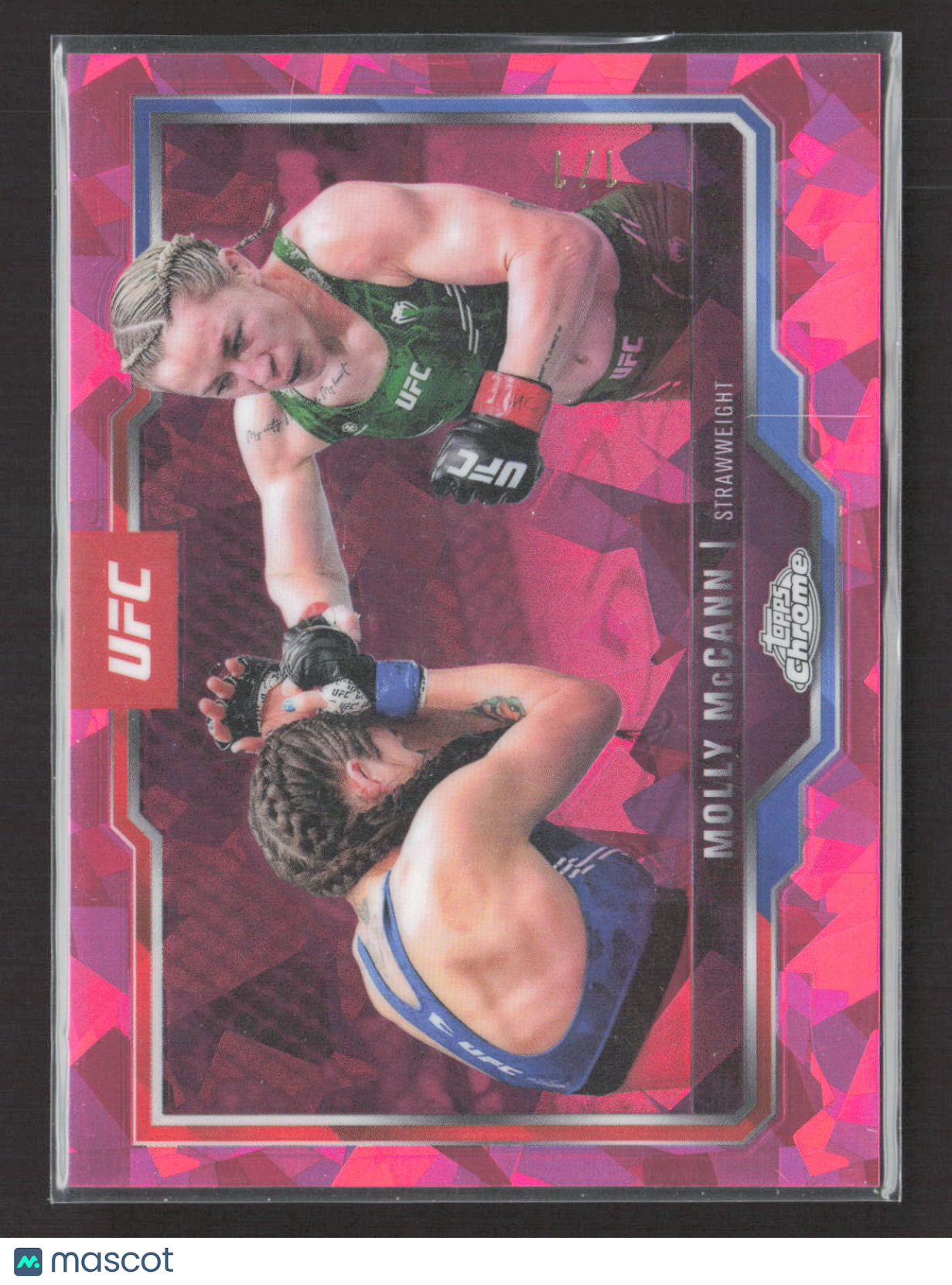 2024 Topps Chrome UFC Molly McCann #29 Padparascha 1/1