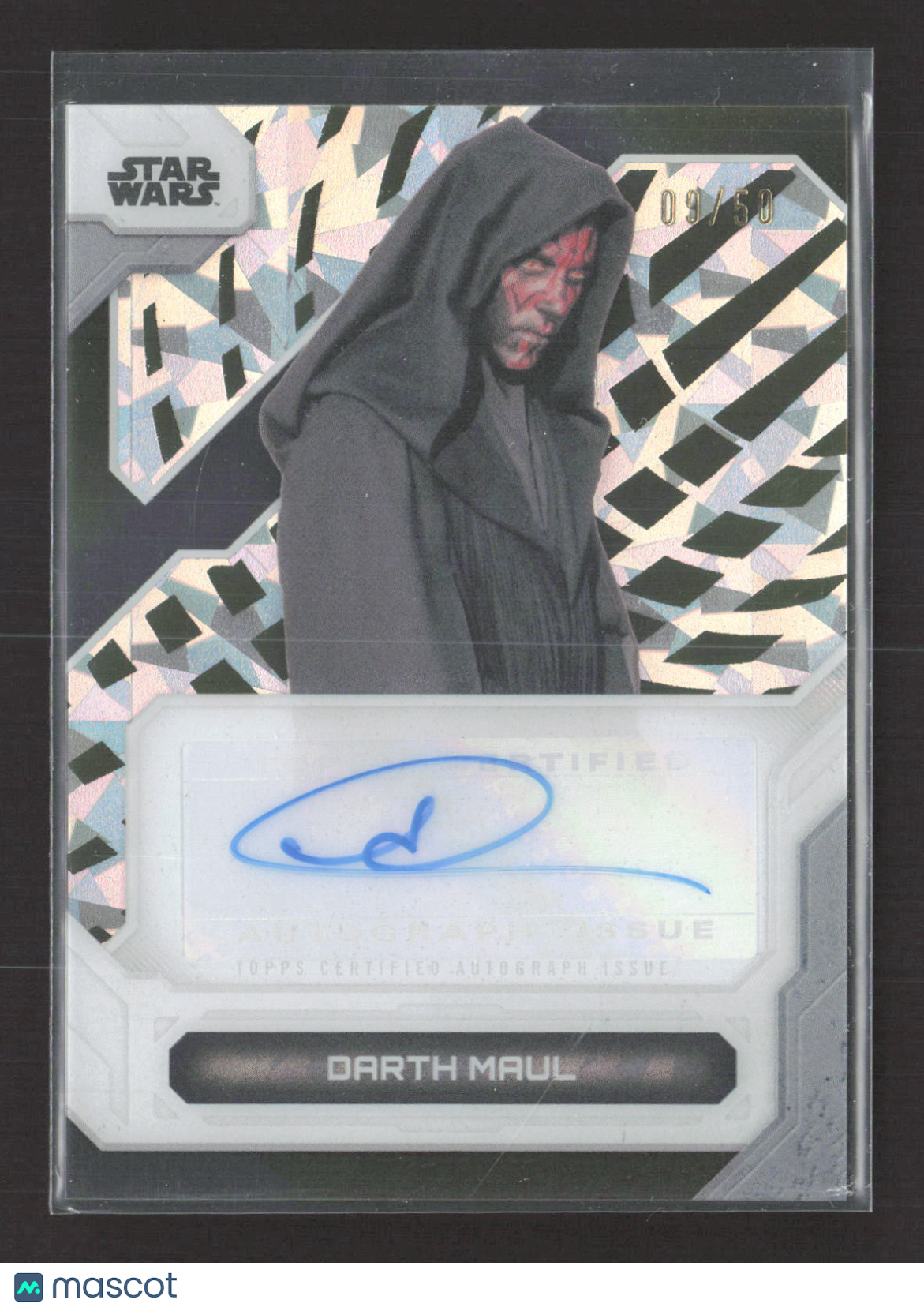 2016 Topps Star Wars High Tek Ray Park Autograph 09/50 #A-RP Darth Maul