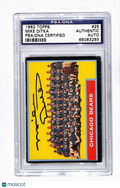 1962 Topps Mike Ditka #25 Auto Psa Authentic