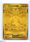 2025 Pokemon—Mega Lucario ex #188/132 Mega Evolution—Mega Hyper Rare Gold