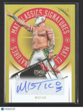 2025 Combat Anthology Mat Classics Signatures Mistico #MC-MST Gold 04/10 Auto