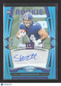 2025 Panini Certified Cam Skattebo #RSI-CSO Teal 14/75 RC Auto