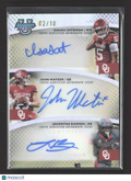 2025 Bowman University Best Javontae Barnes Isaiah Satenga John Mateer /10 Auto