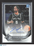 2025 Topps Bowman Chrome Stephon Castle #BCA-SC Auto