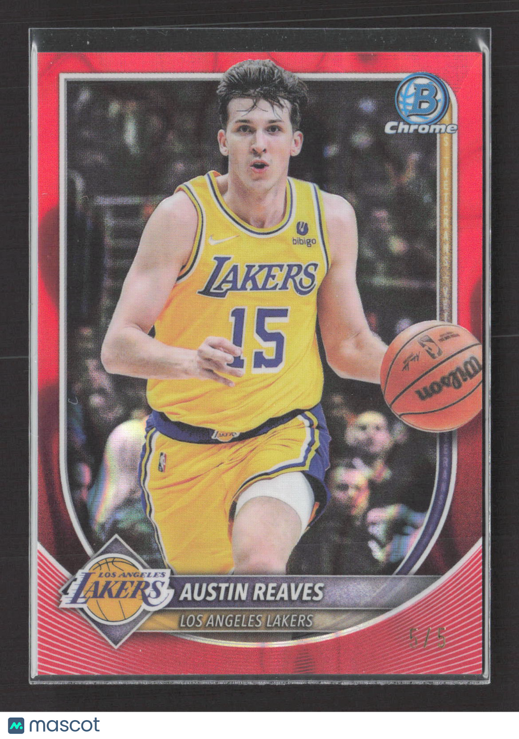2023 Bowman Chrome Austin Reaves #BCV-193 Red /5