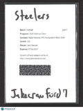 2025 Panini Donruss Optic Rated Rookies Auto Black Gold Jack Sawyer #220 Auto