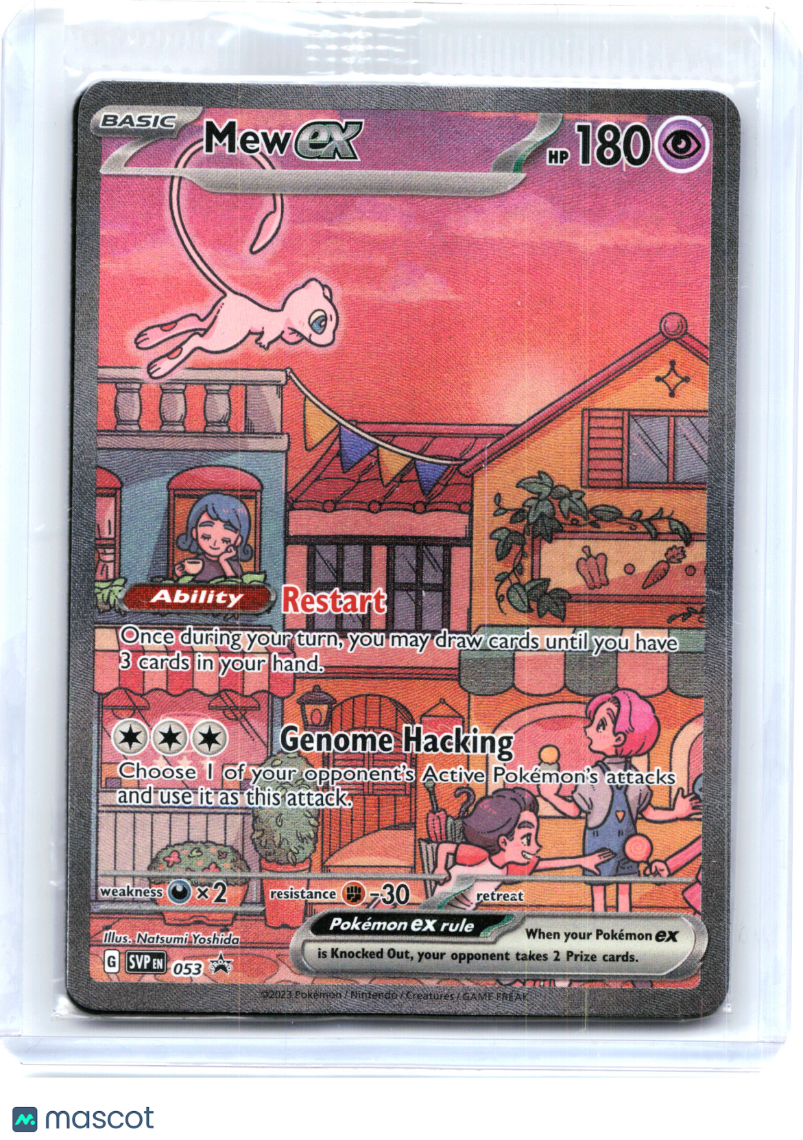 2023 Pokemon—Mew ex #053 Scarlet & Violet Promo Cards—Black Star Promo(Sealed)