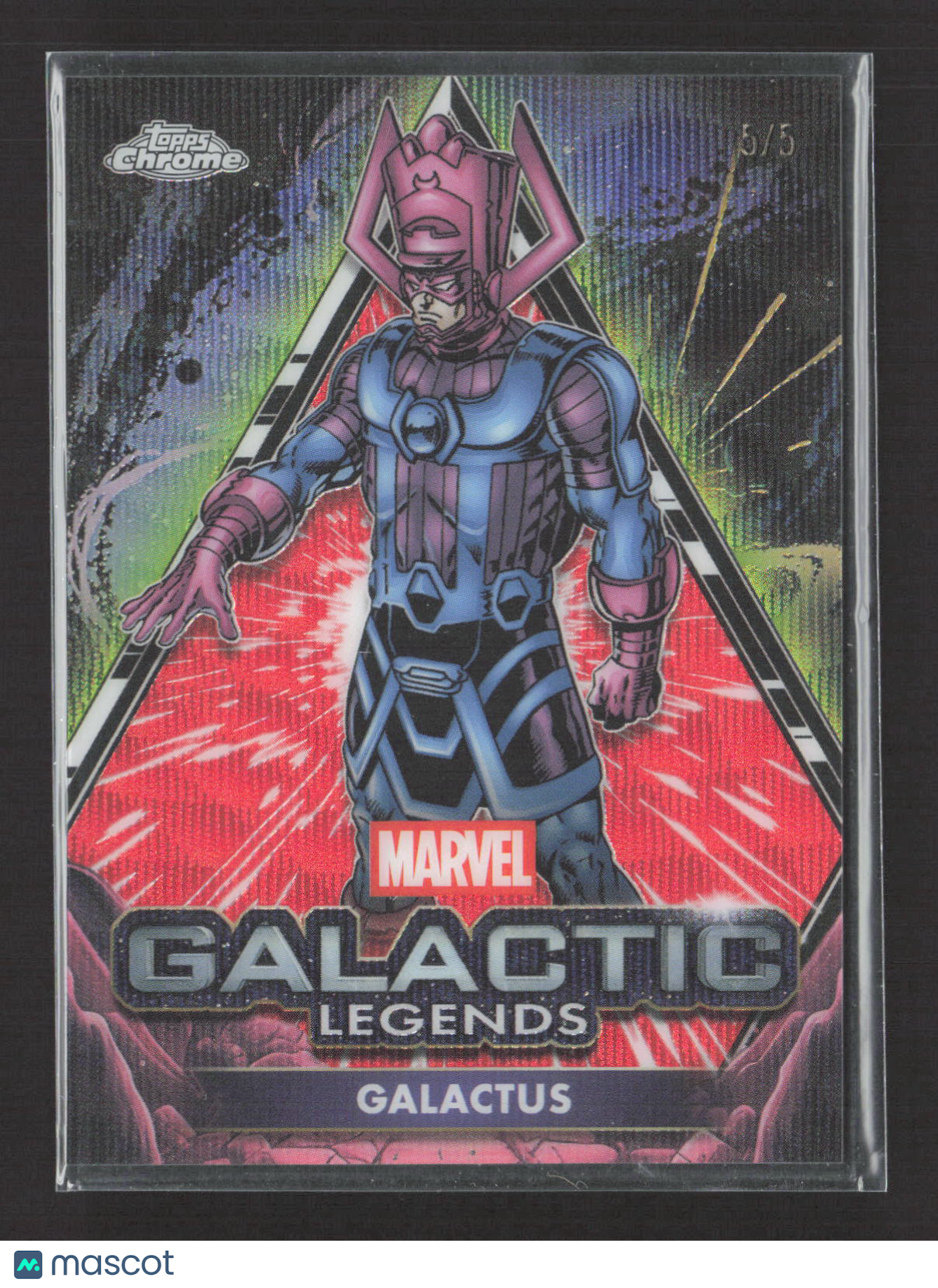 2025 Topps Chrome Marvel Galactic Legends 5/5 #GL-2 Galactus Red Wave