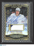 2025 Upper Deck Stature Matthew Knies #42 Patch 07/49 Patch Auto