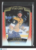 2025 Upper Deck Stature Jack Eichel #7 Auto Orange 32/50 Auto