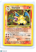 2000 Pokemon—Charizard #4 Base Set 2—Holo Rare Holo [Damaged]