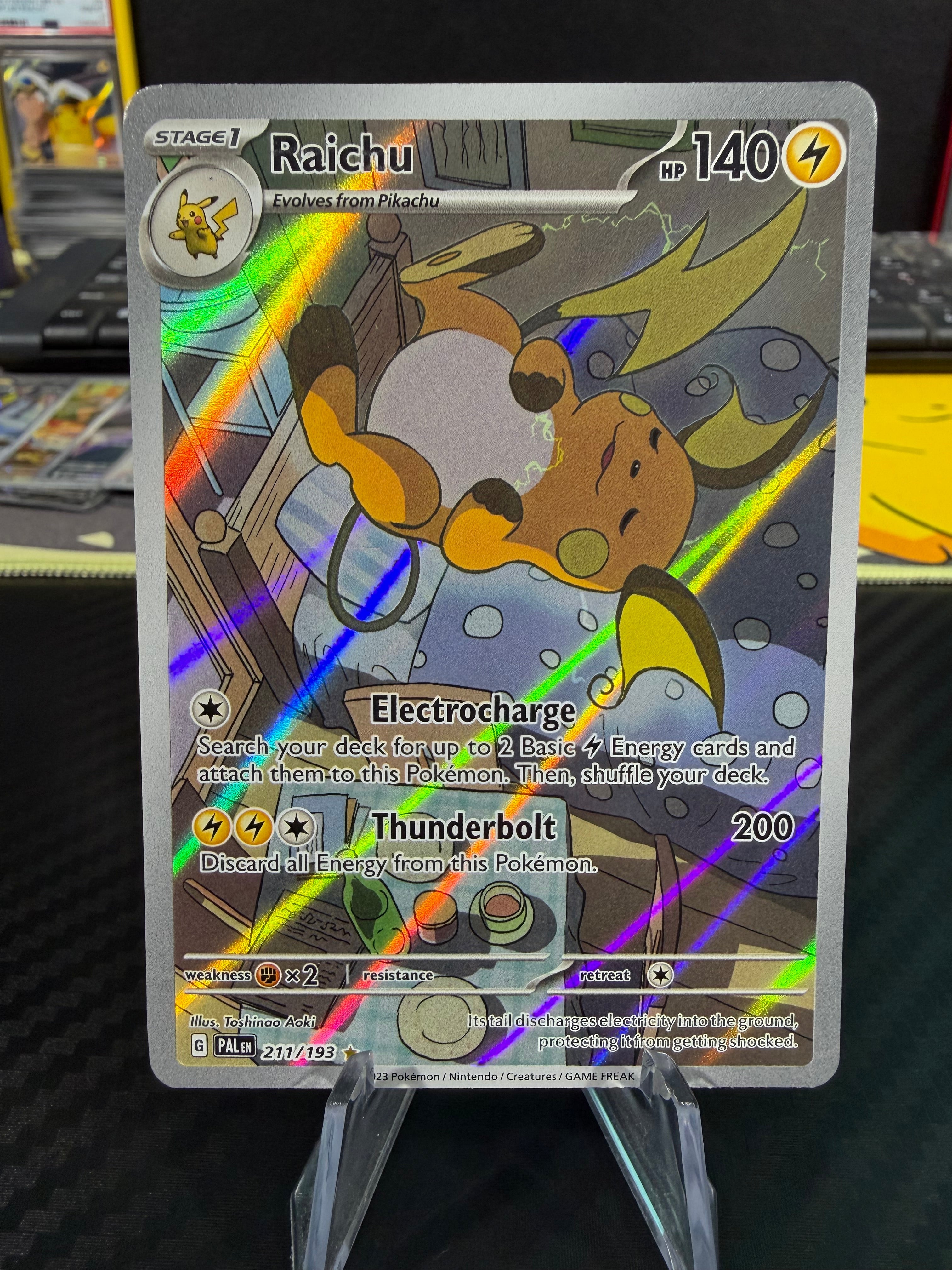 Raichu - 211/193 - Illustration Rare - Paldea Evolved