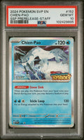 Psa 10 2024 POKEMON SVP EN-SV BLACK STAR PROMO #152 CHIEN-PAO SSP PRERELEASE-STAFF