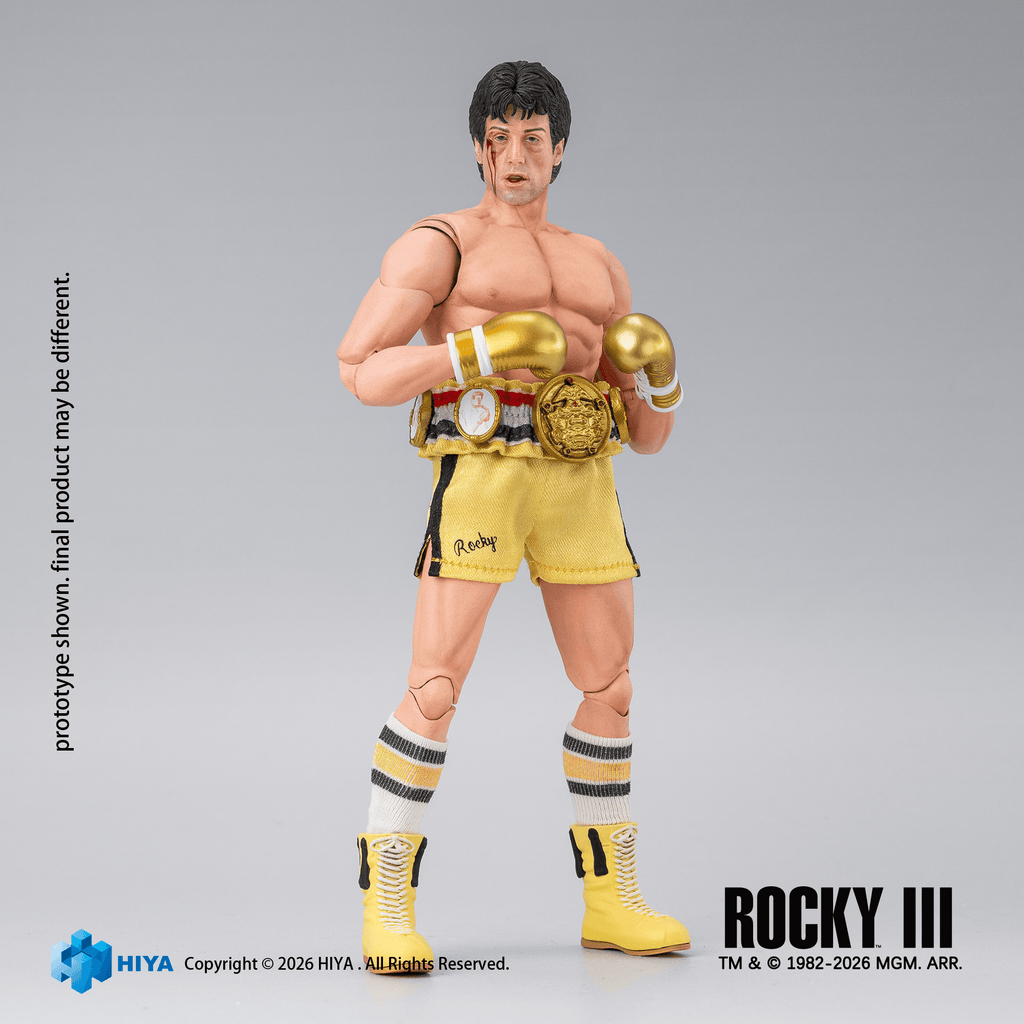 Exquisite Super Series 1/12 Scale 6.3 Inch Rocky III Rocky Boxer Version Action Figure