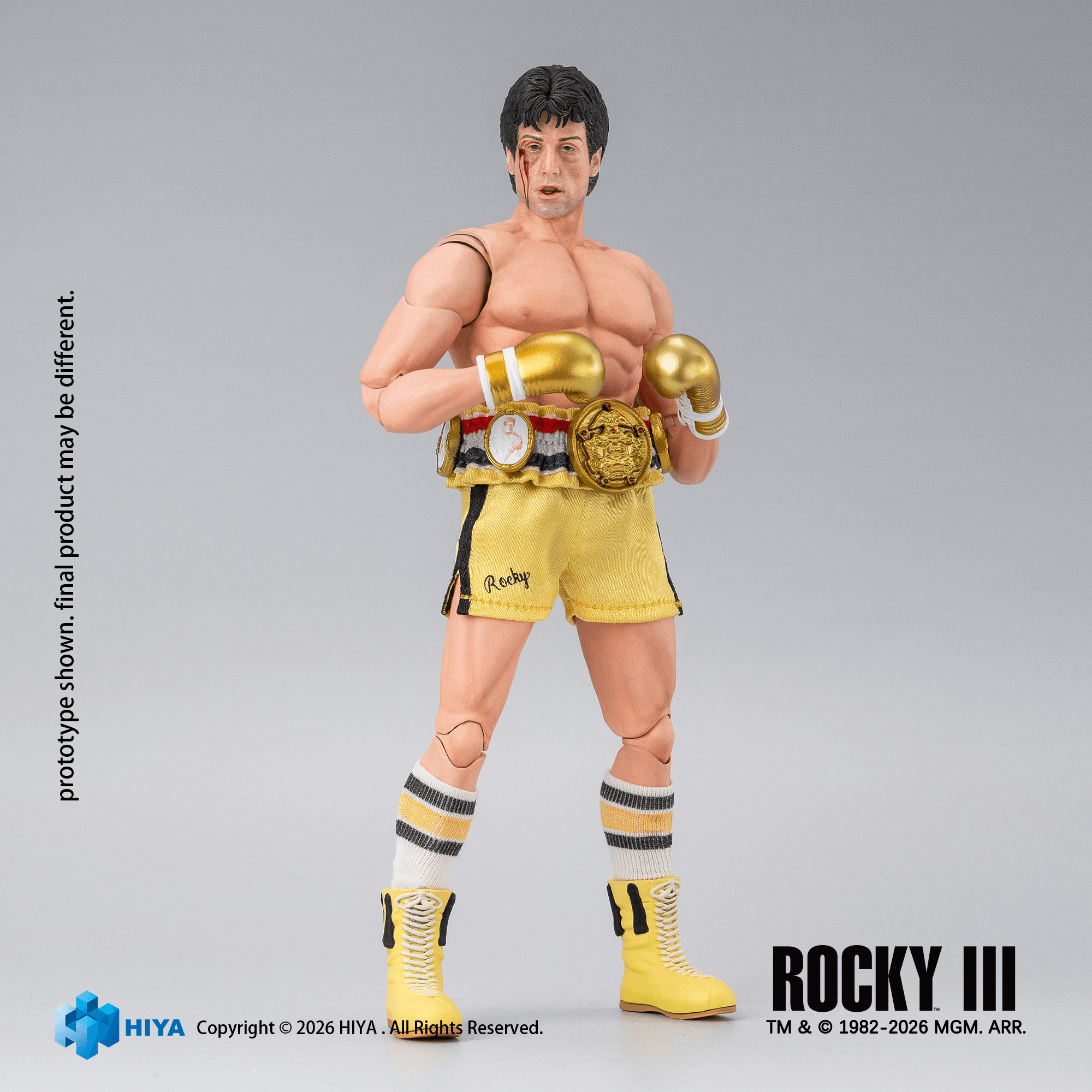 Exquisite Super Series 1/12 Scale 6.3 Inch Rocky III Rocky Boxer Version Action Figure