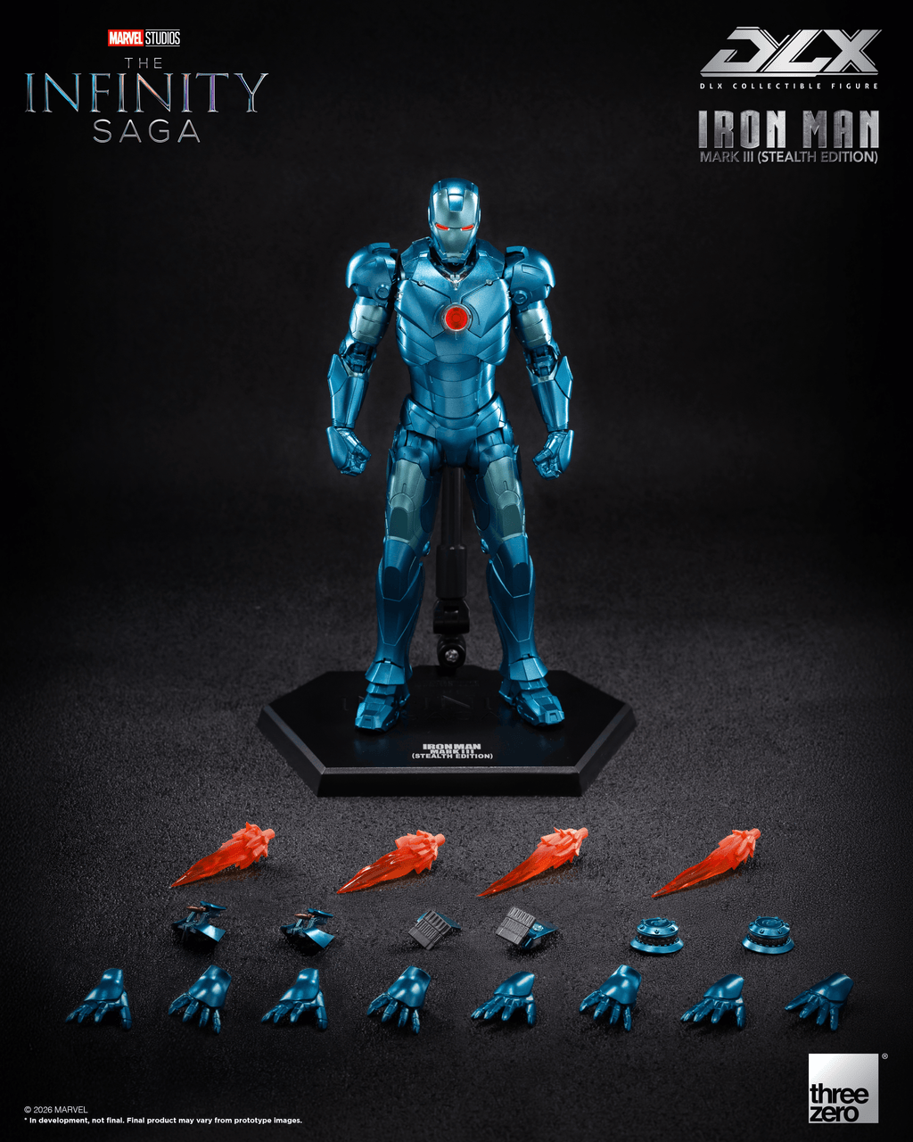 Marvel Studios: The Infinity Saga - DLX Iron Man Mark 3 (Stealth Edition)