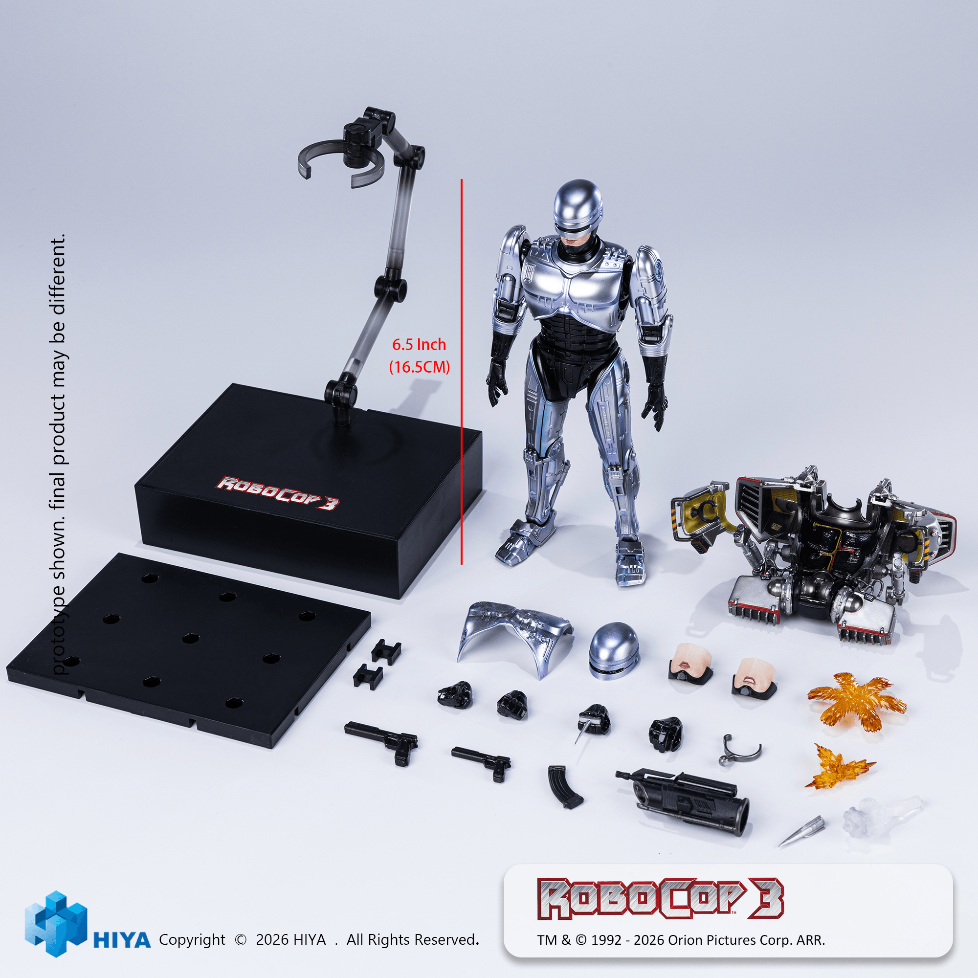 HIYA Exquisite Super Series 112 Scale 6.5 Inch RoboCop 3 RoboCop Action Figure