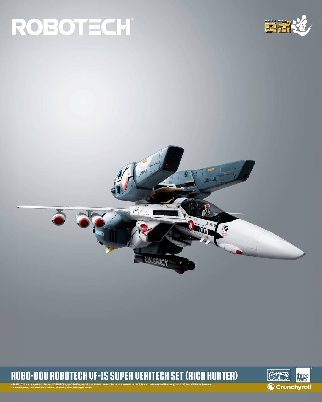 ROBO-DOU ROBOTECH VF‐1S Super Veritech Set (RICK HUNTER)