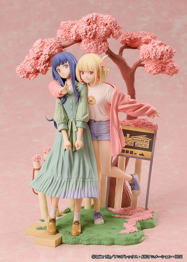 Lycoris Recoil Chisato Nishikigi &amp; Takina Inoue Spring Ver. Non-Scale Figure