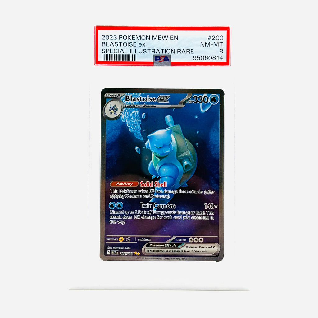 PSA 8 Sequential Venusaur ex, Charizard ex, Blastoise ex Special Illustration Rate - 2023 Pokemon 151