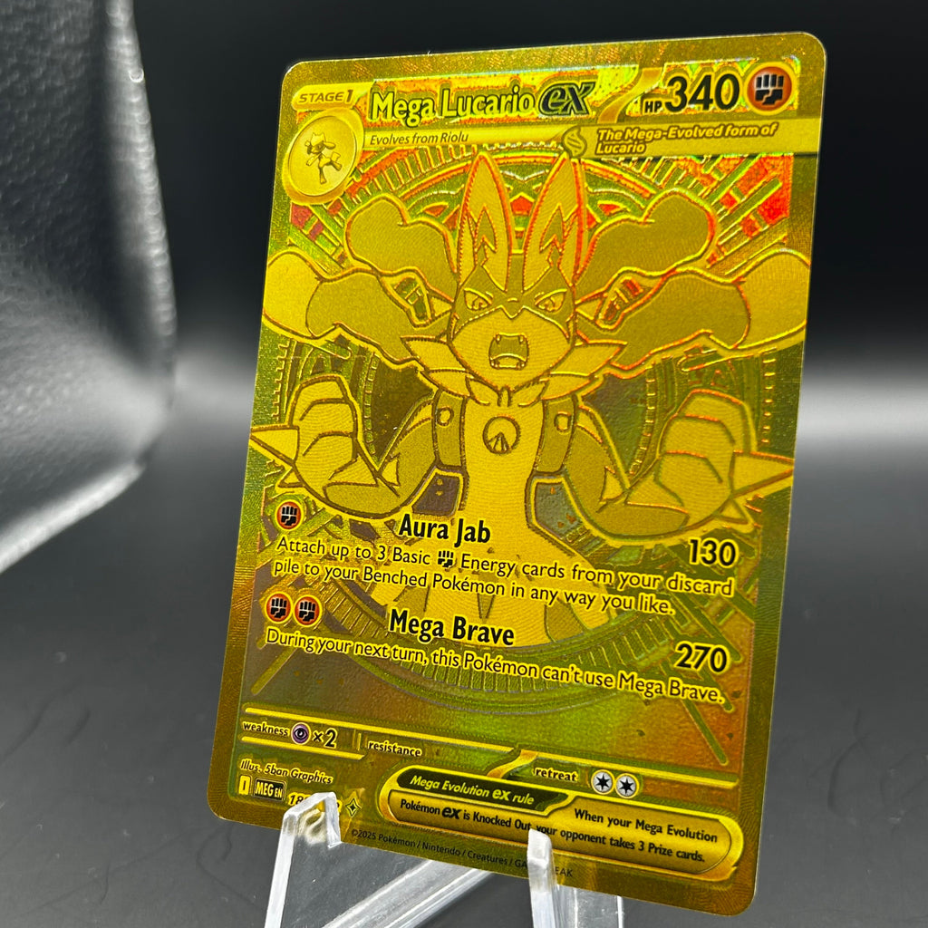 Mega Lucario ex - 188/132 - ME01: Mega Evolution Single Card