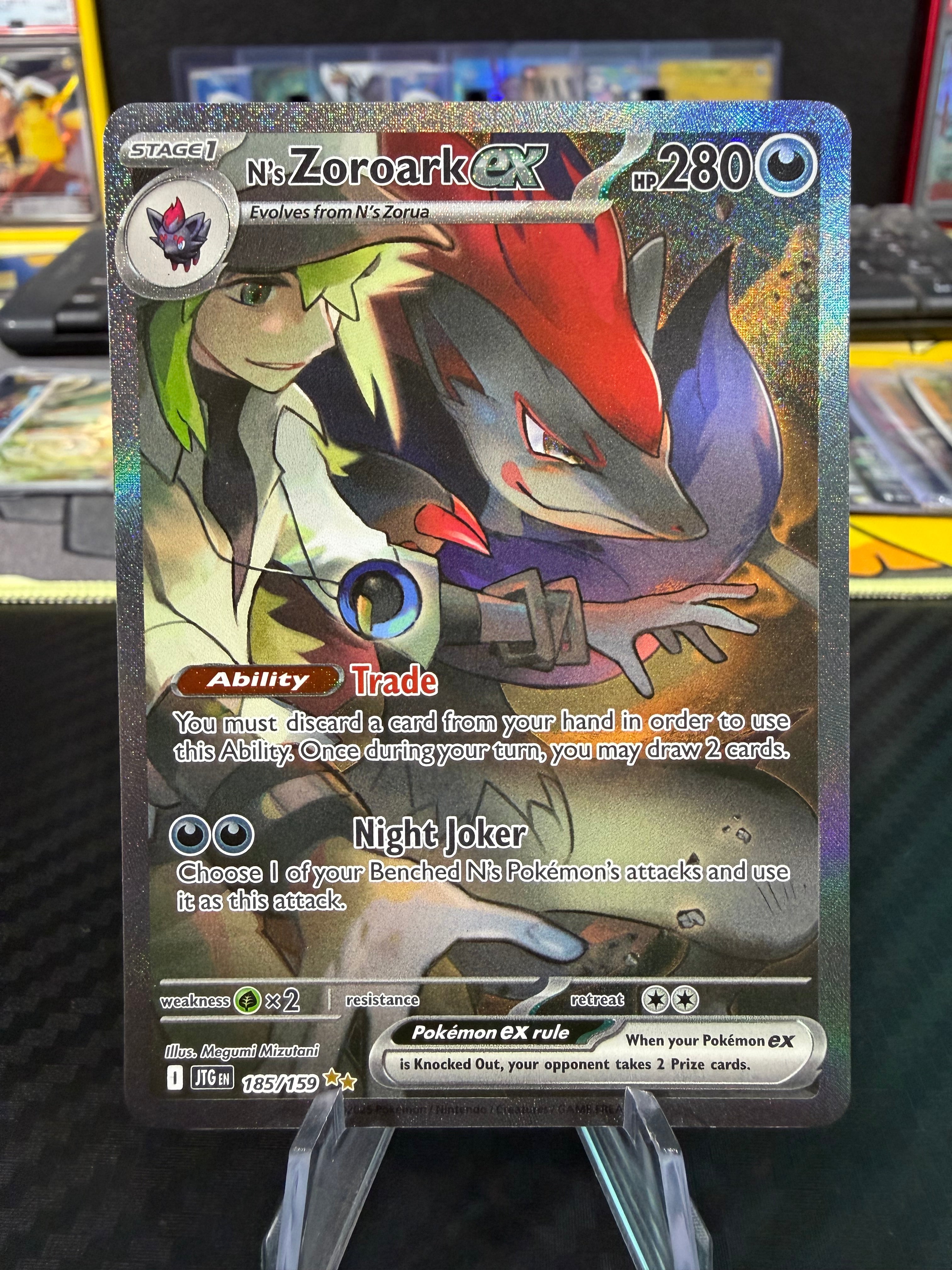 N’s Zoroark Ex - 185/159 - Special Illustration Rare - Journey Together