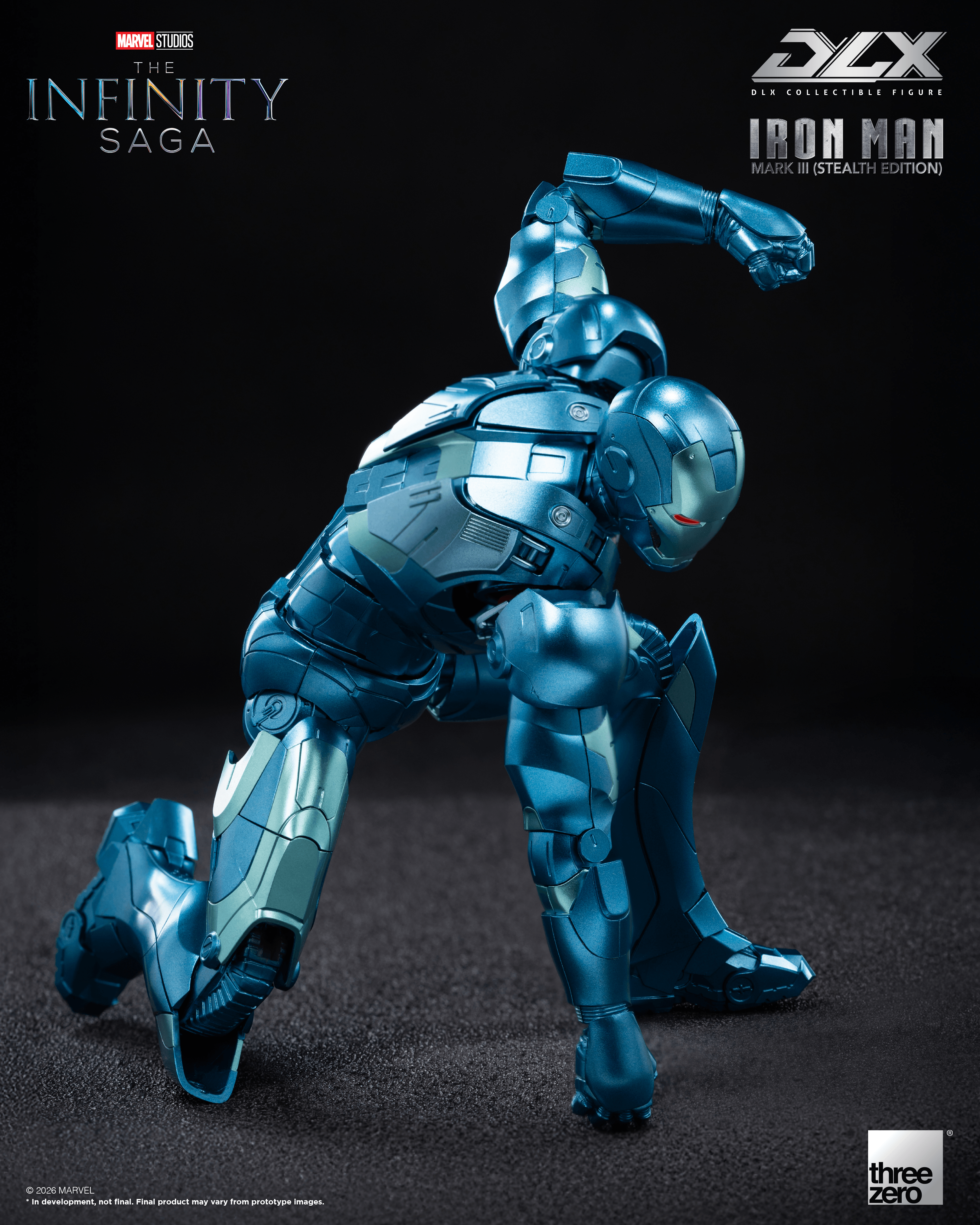 Marvel Studios: The Infinity Saga - DLX Iron Man Mark 3 (Stealth Edition)