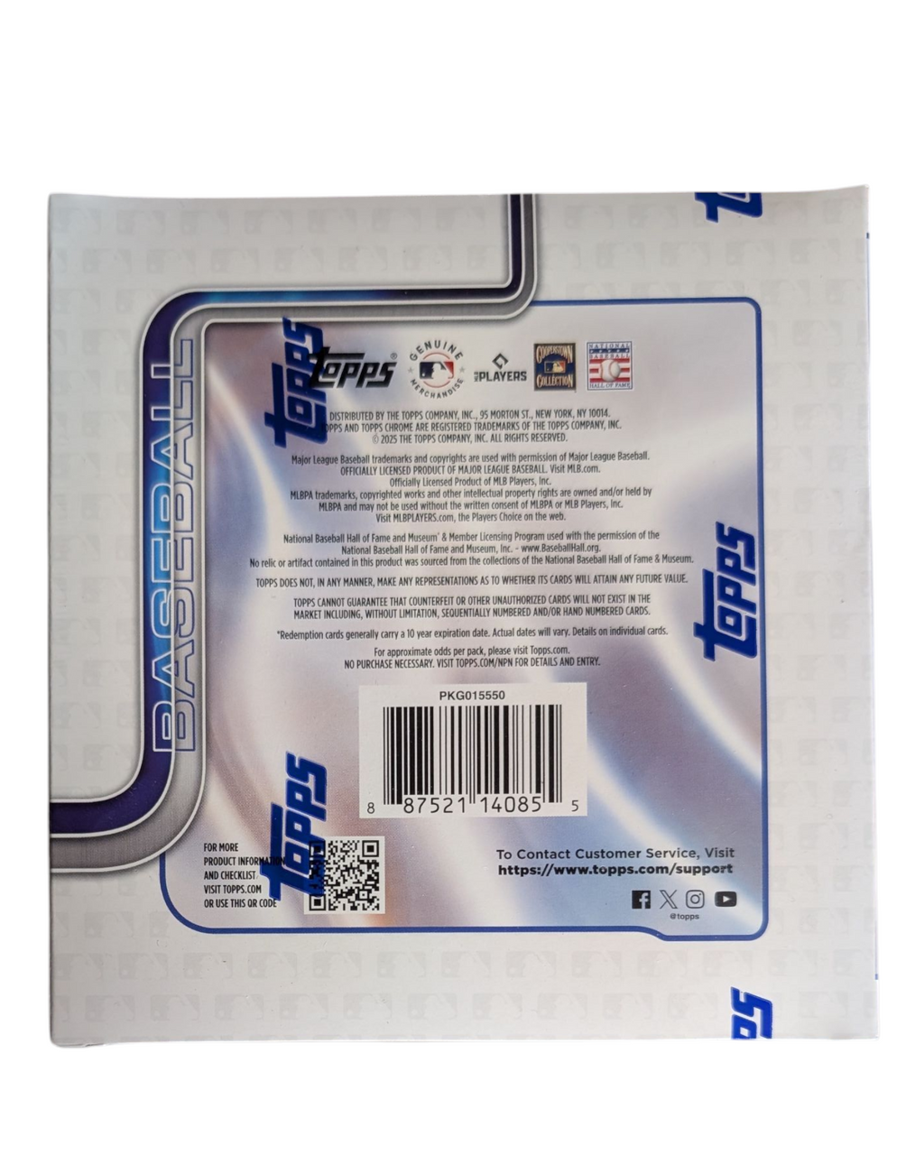 2025 Topps Chrome Baseball Logofractor Edition Box