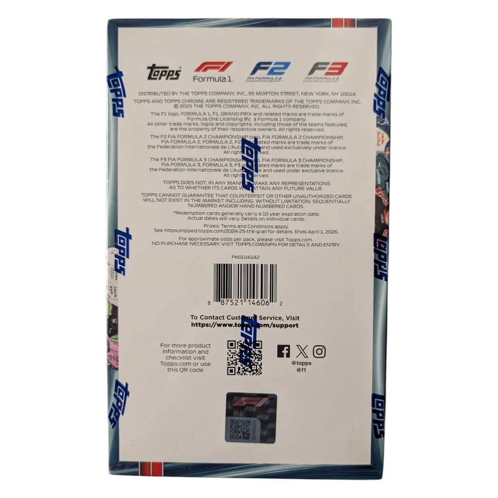 2025 Topps Chrome Formula 1 Hobby Box