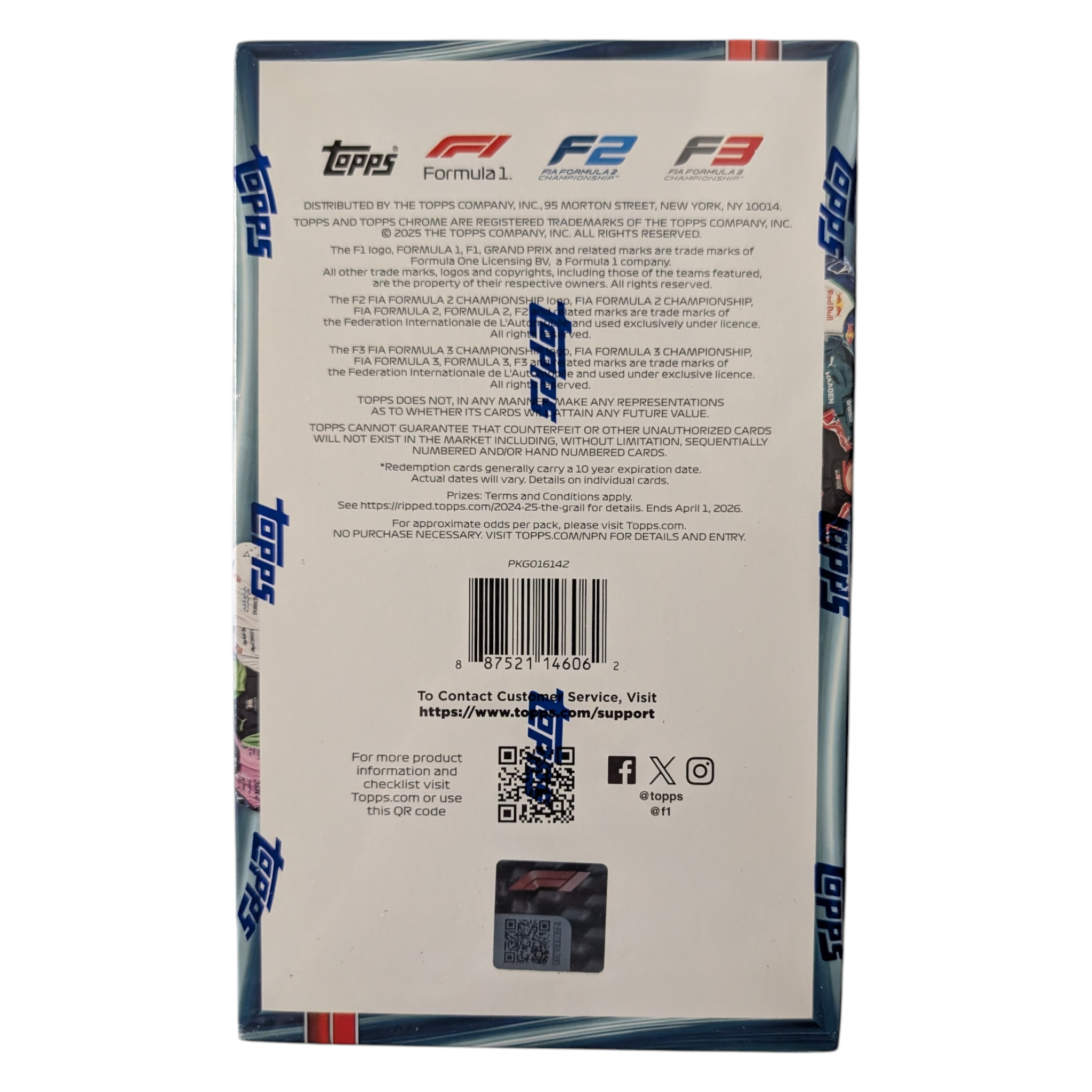 2025 Topps Chrome Formula 1 Hobby Box