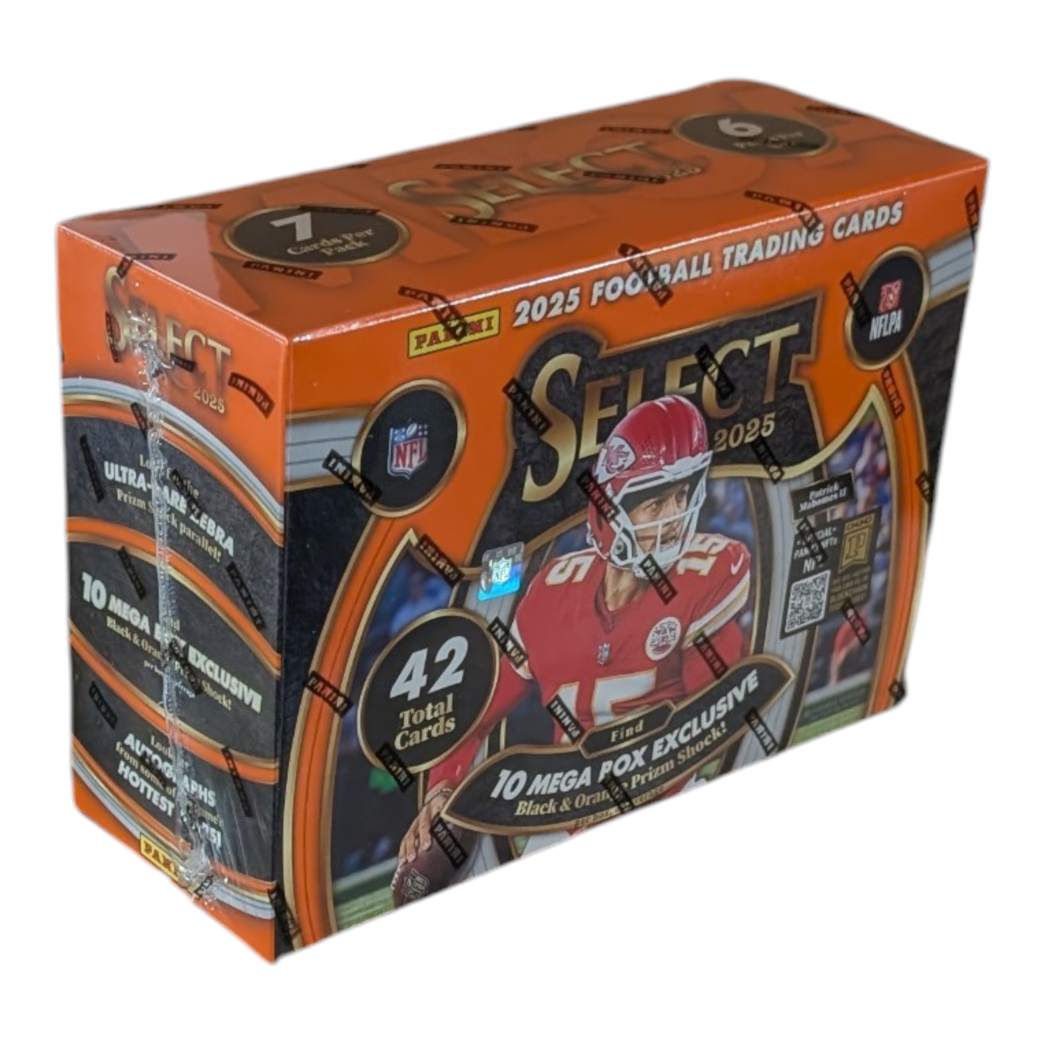2025 Panini Select Football Hobby Mega Box (Black & Orange Prizm's)